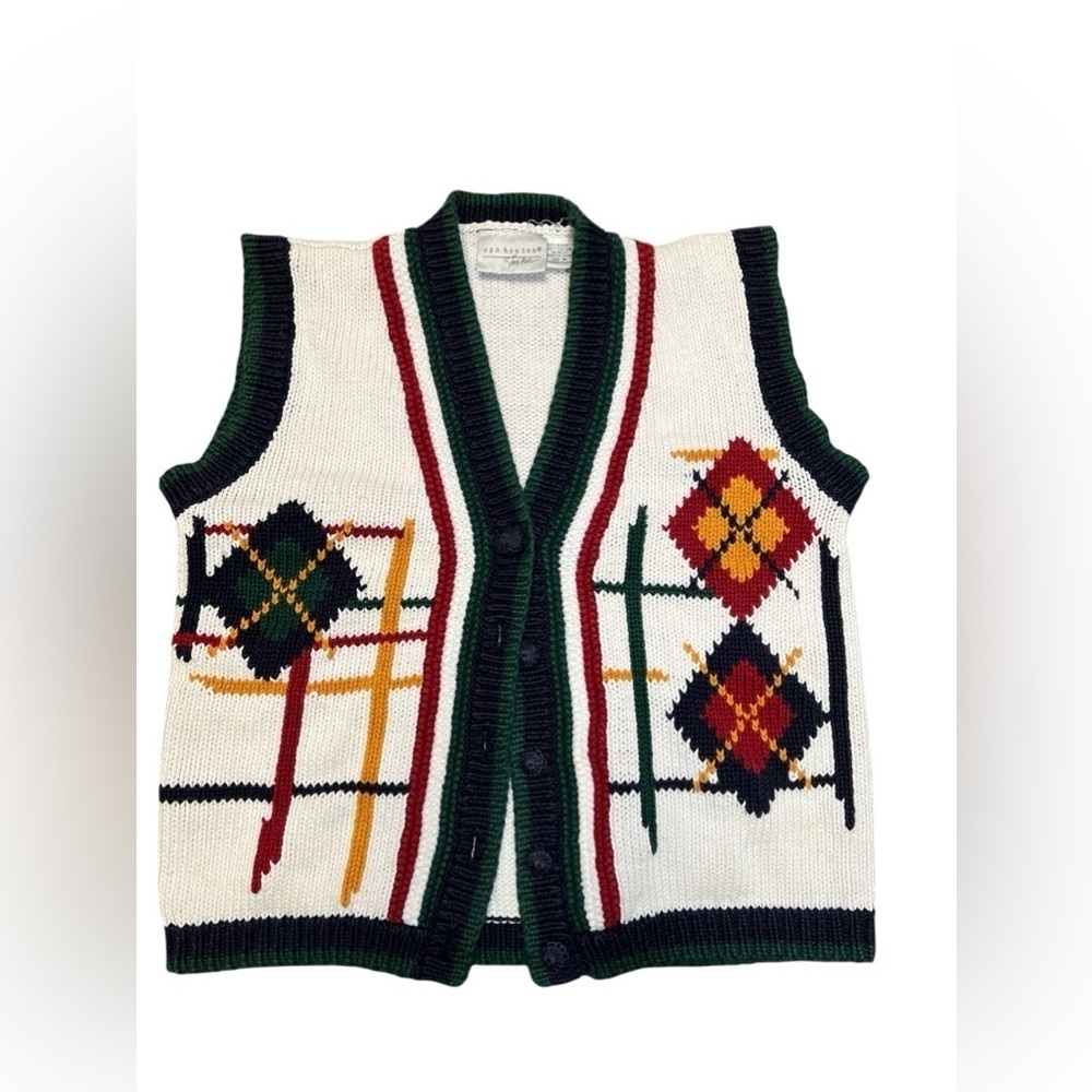 Vintage Van Heusen knit sweater vest
